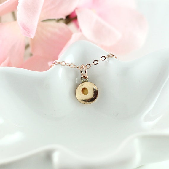 Rose gold on sale mustard seed necklace