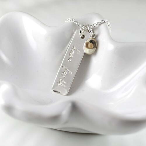 Gold Mustard Seed Necklace Faith Jewelry Matthew 17 20 Etsy