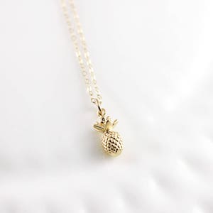 Pineapple necklace Your choice of color, Silver, Gold Trendy jewelry Be a pineapple Gift for her Inspirational jewelry image 5