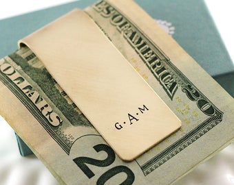 Vintage Tiffany and Co 14k Yellow Gold Paperclip Money Holder