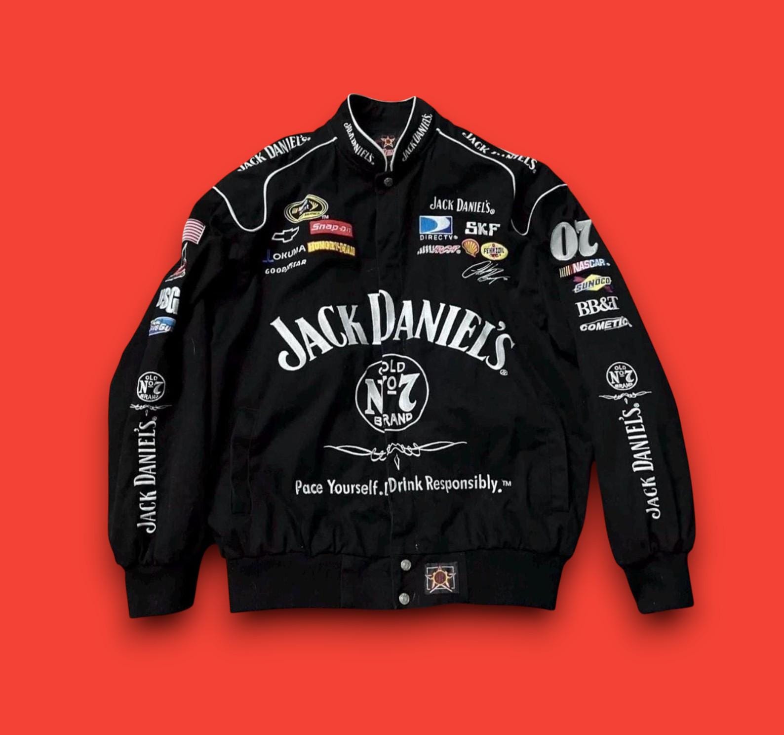 ジャックダニエル スタジャン ダウンじゃけジャケット スタジャン アメリカ 輸入 ジャックダニエルの通販 by S｜ラクマ