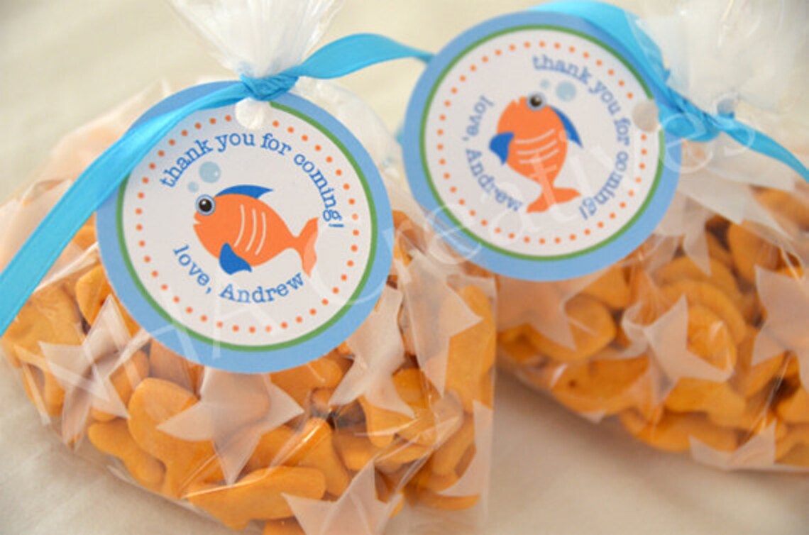Under the Sea Party Favor Tags Personalized DIY Printable - Etsy