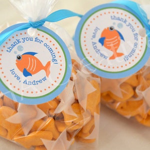 Under the Sea - Party Favor Tags - Personalized DIY Printable Digital File