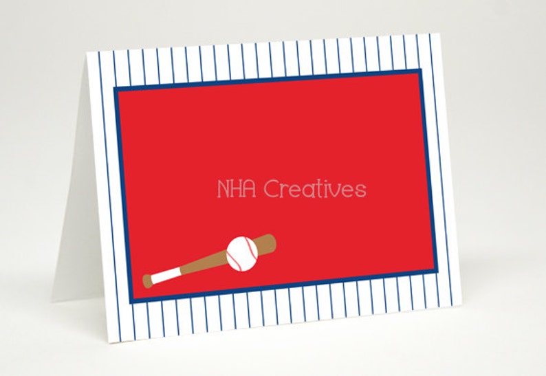 Baseball Place Cards Baseball Bat and Play Ball DIY Printable Digital File image 2