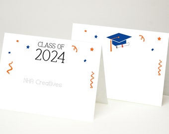 Custom Graduation Place Cards - DIY Printable Digital File