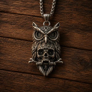 Owl Skull Ring - Etsy