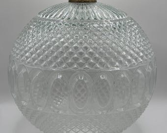 Mid-Century Large Glass Ball  Globe for ceiling light