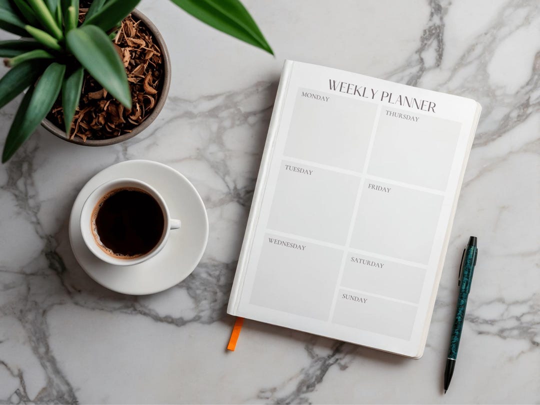 Minimal Weekly Planner Printable | Monday–sunday Layout | Clean Weekly ...