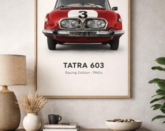 Plakat wyścigowy Tatra 603