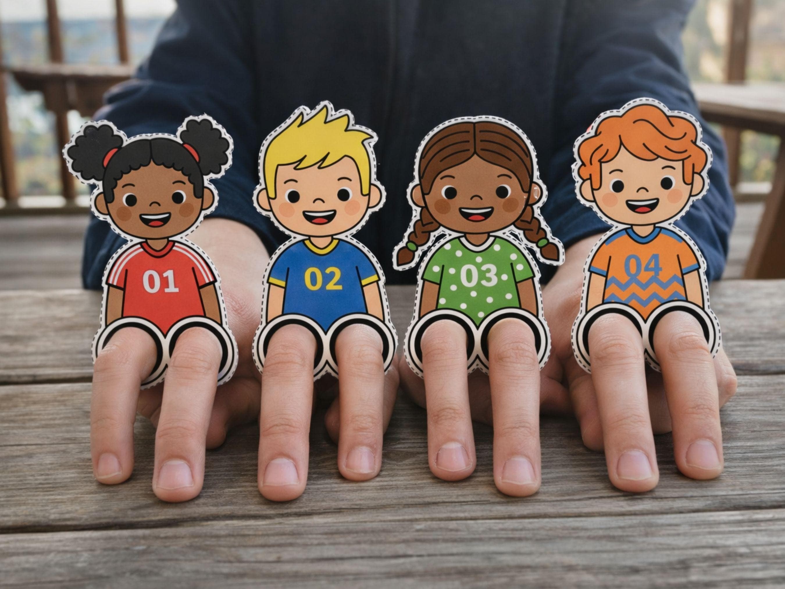 40 Super Fun Sports Crafts for Kids To Keep Them Busy 36 Soccer Finger Puppets Printable, Club Inspired Football Party…
