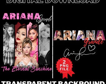 Ariana Grande Eternal Sunshine Tour 2026 PNG: Fan Merch Graphics (Digital Download)