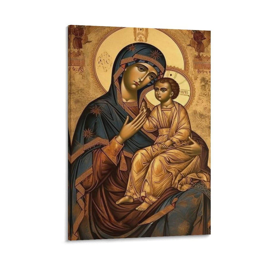 Our Lady of Perpetual Help Canvas Art, Religious Wall Decor - Etsy