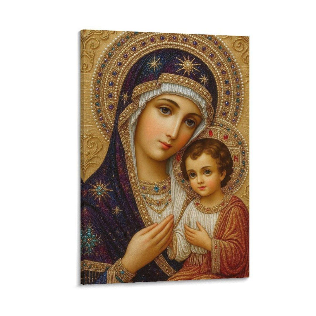 Our Lady of Perpetual Help Canvas Art, Catholic Home Decor - Etsy