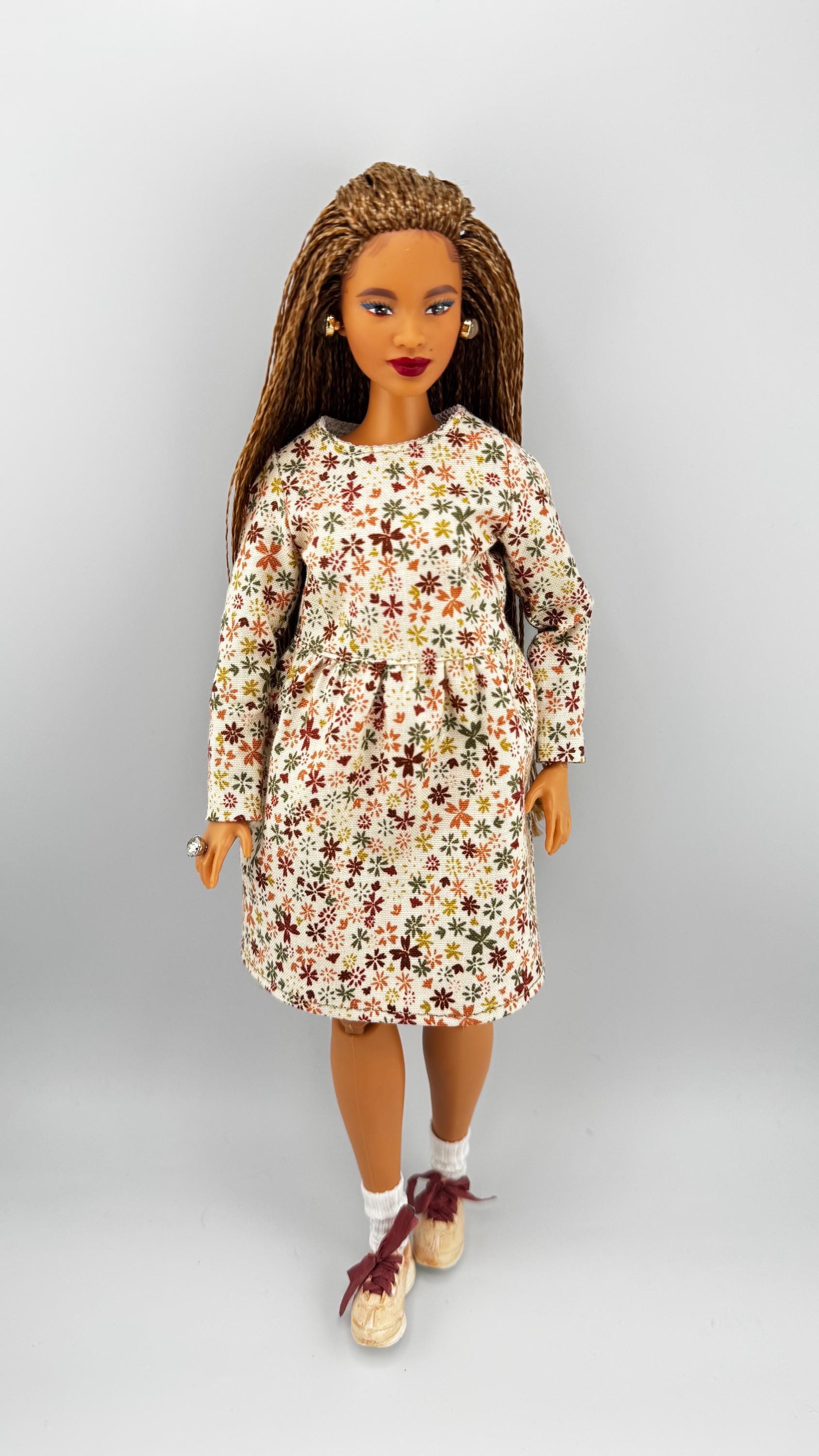 brown barbie dress Lasercut latex Barbie / Princess text full circle skater dress Princess / bubblegum pink / S main image 0
