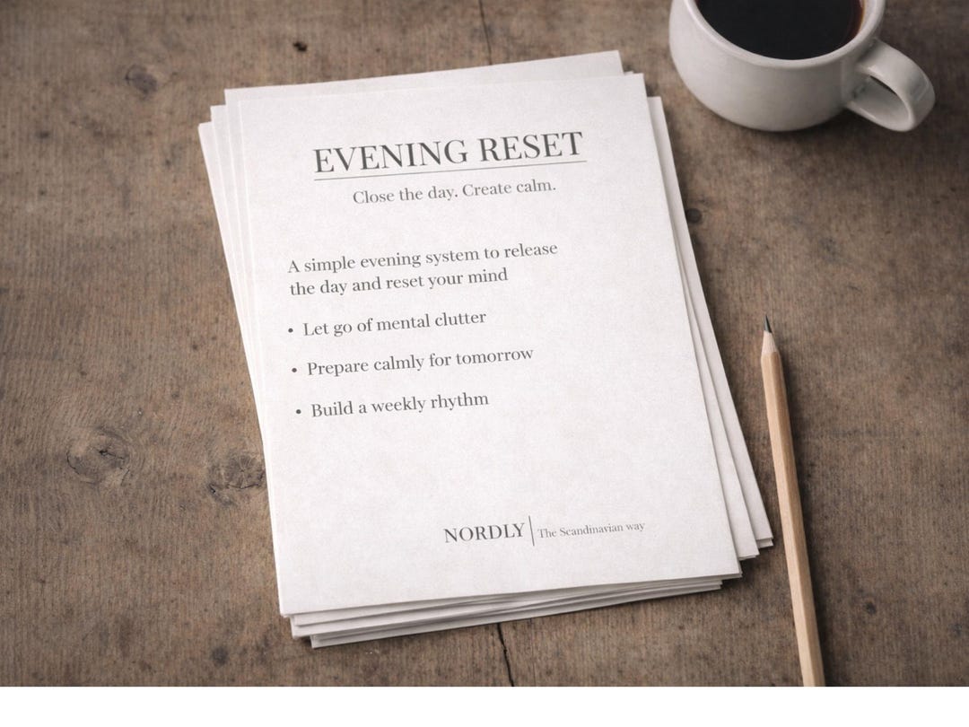 Evening Reset Planner | Calm Night Routine | Printable & Digital PDF ...