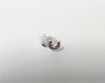 Sterling zilveren Pandora ME, My Lovely hoefijzer oorknopjes S925 Ale, een paar