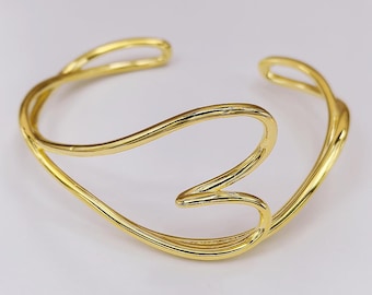 pandora organically shaped heart bangle ale