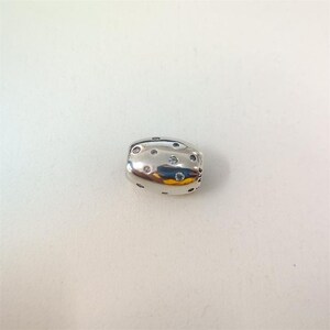 pandora sparkling coffee bean shell charm