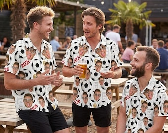 Camiseta de fútbol con cara personalizada, camiseta de fútbol con foto personalizada, camiseta divertida con cara, camisetas del Mundial 2026, regalo para él.