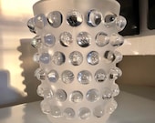 Vintage Rene LALIQUE France MOSSI Vase crystal glass