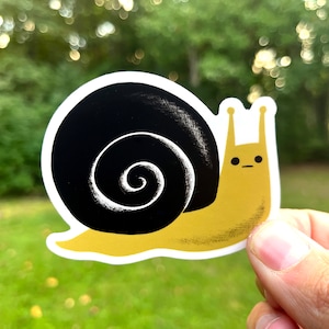 The Golden Snail Vinyl Die-cut Sticker