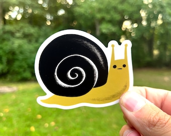 The Golden Snail Vinyl Die-cut Sticker