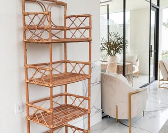 Wiklinowy stojak na buty, przedpokój, drewniany stojak na buty, organizer na rośliny, półka na buty, naturalny wystrój, drewniany stojak na buty, organizer na buty