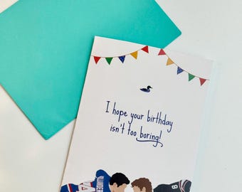 Biglietto di auguri di compleanno "Rivalry Heated" / Tema hockey / Shane Hollander / Ilya Rozanov / Booktok / Download digitale