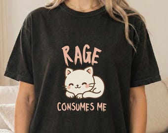 Shirt sarcastische kattenhumor Ironisch meme grafisch T-shirt Absurd grap cadeau Dierenliefhebbers