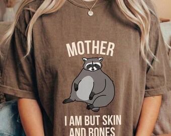Funny Raccoon Meme Shirt Dramatic Chubby Trash Panda Tee