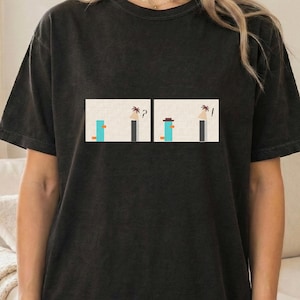 Platypus Meme Shirt Nerd Humor Cartoon Animal Tee Gamer Pixel Graphic