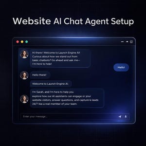 ウェブサイトチャットエージェントの設定 | リード獲得自動化 | カスタマーサポートシステム