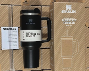 Stanley 40oz Stainless Steel H2.0 Flowstate Quencher Tumbler Black