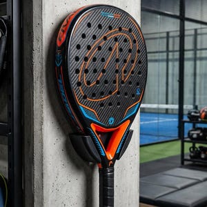Padel racket wall mount