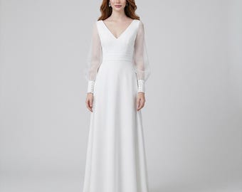 Robe en soie Robe de fiançailles Robe d'invité de mariage Robe d'été Robe nuisette Robes de demoiselle d'honneur Robe de mariée simple Robe longue