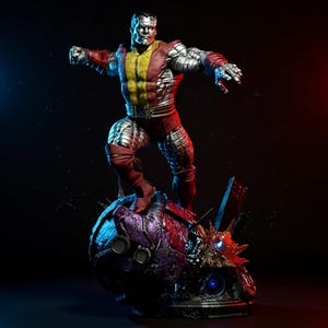 Colossus Inspiriert STL 3D Print Model | Stahl Mutant Held Statue | Comic Superheld STL