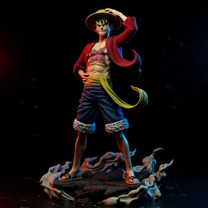 Straw Hat Pirate Inspired STL | Anime Hero Bust