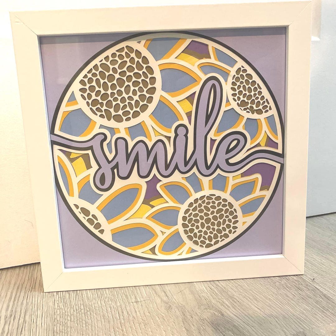3D Shadow Boxes Made in Your Color of Choice! - Etsy
