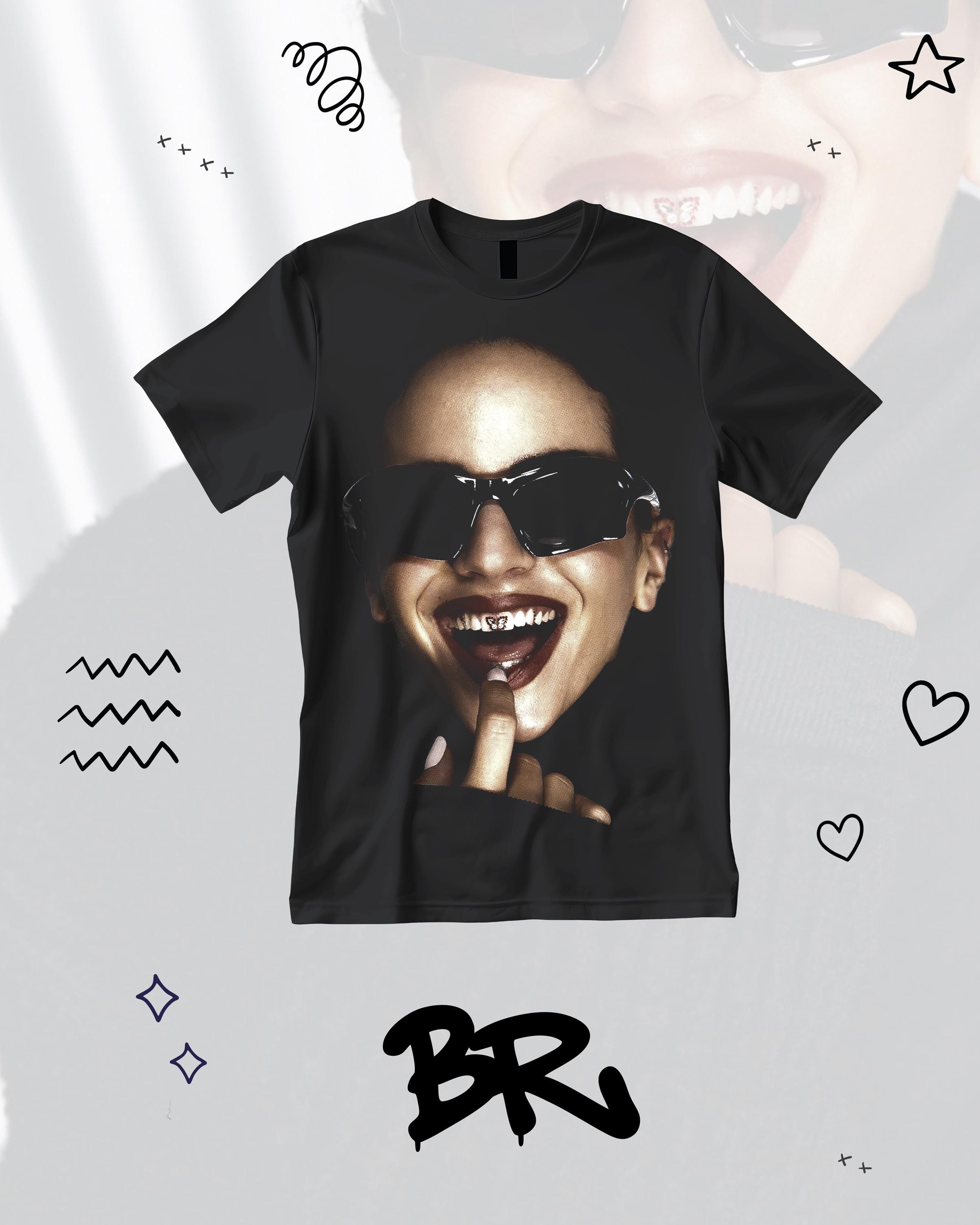 T-Shirt Rosalia MOTOMAMI SAOKO Blanc - Taille 2XL, Neuf Sans Étiquettes (Print Graphique)