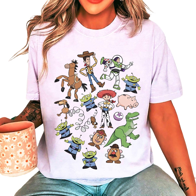 Disney Pixar Toy Story Toodler | Funny Cute Trend | Matching Set | Unisex Tshirt Hoodie | Kids Tee Baby Romper|Premium DTF Print|Gift| NA158 image 1
