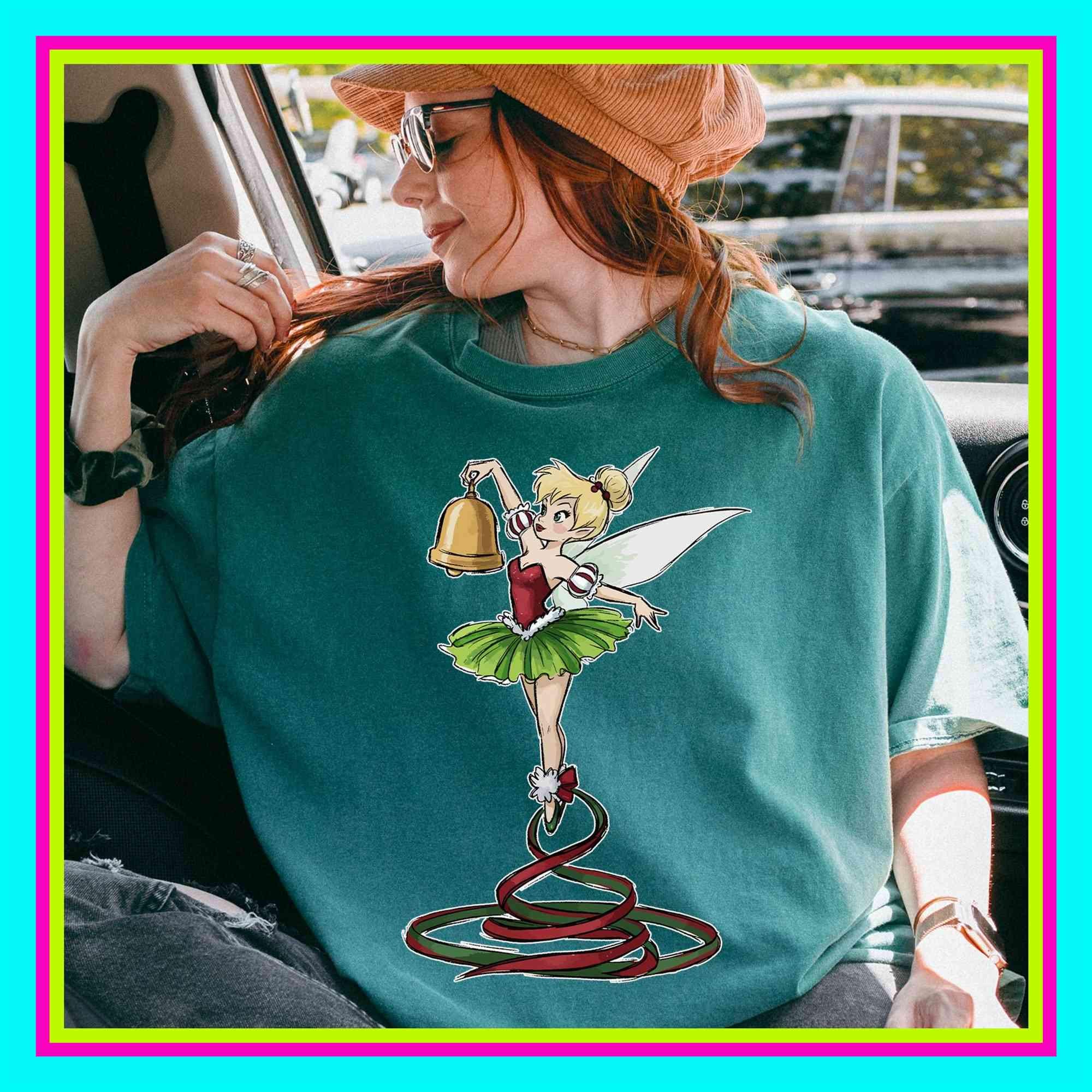 【26SS】DSN_CRW NK SWT TINKER BELL / NAVY Tinker Bell Baby Tee Navy - Etsy