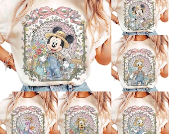 Epcot Flower |Funny Cute Trend|Matching Set|Personalized|Unisex Tshirt Hoodie|Kids Tee Romper|Premium DTF Print|Gift| NA237