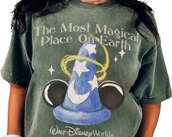 Micky Zauberhut Fantasia | Lustiger niedlicher Trend | Passendes Set | Unisex Tshirt Hoodie | Kinder T-Shirt Baby Strampler | Premium DTF Druck | Geschenk | NA5