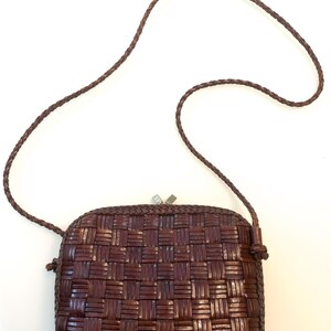 Chocolate Brown Woven Bag - Etsy display picture 1