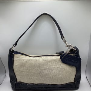 Vintage Coach Willis Bag Navy - Etsy