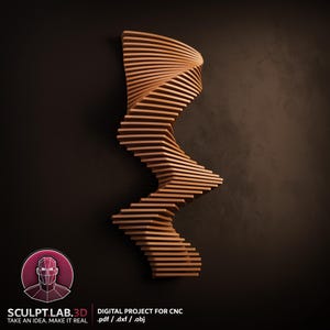 CNC Cut Files for Parametric Wall Panel - Modern Design Templates