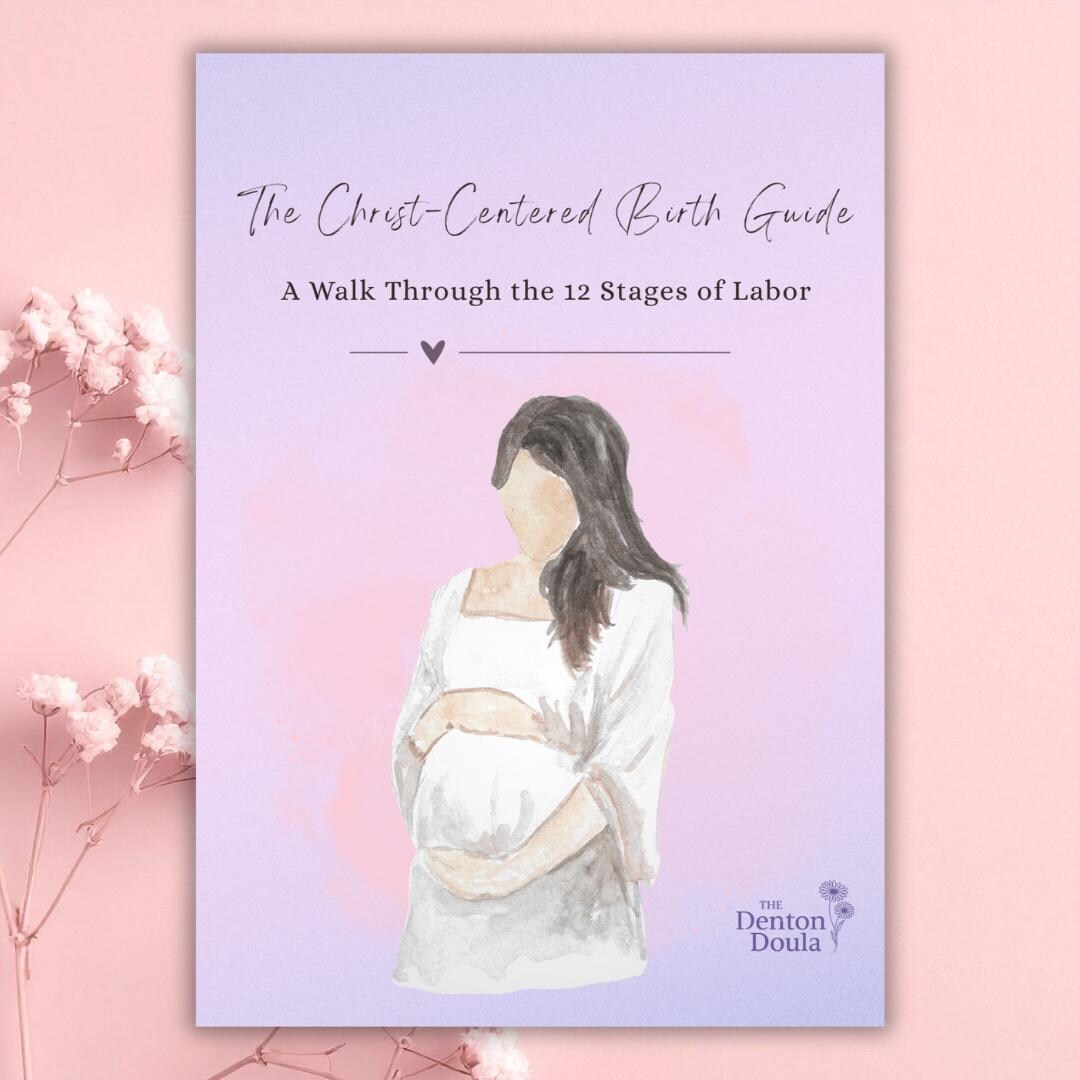 Christian Baby Shower Gift Pregnant Mom Birth Guide Stages of Labor - Etsy