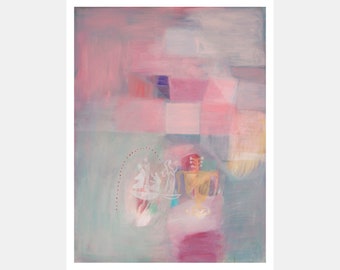 Abstract ART, giclée, LOLA DONOGHUE, limited edition, 'Heirloom #17'