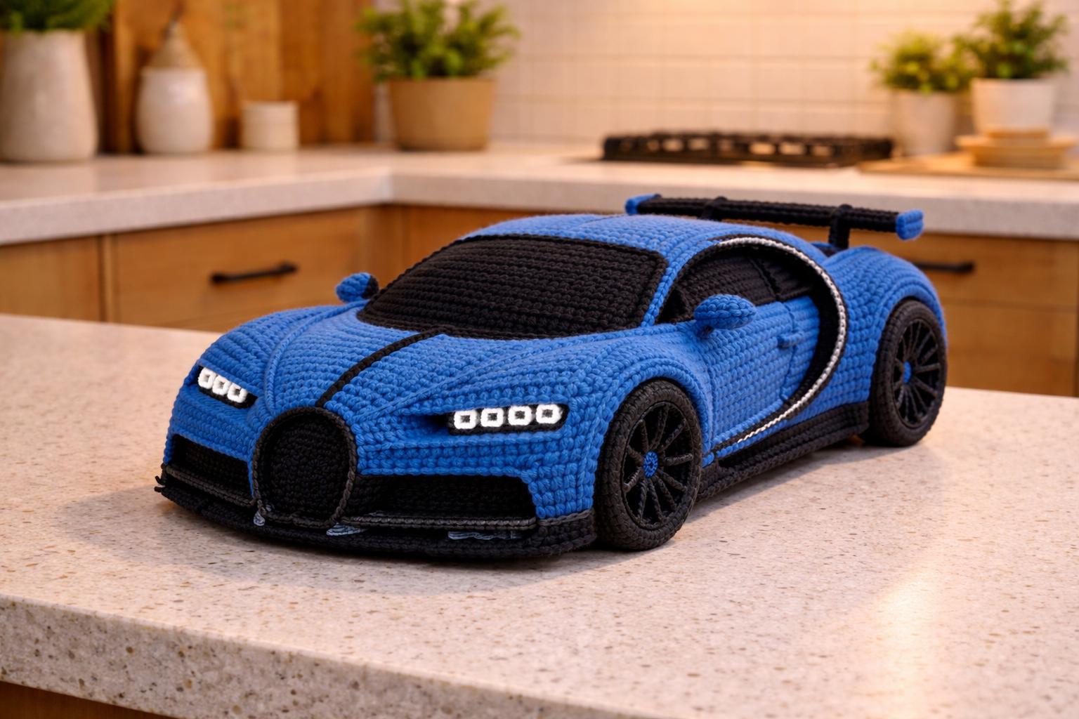 Realistic Crochet Car Pattern PDF, Amigurumi Sports Car Pattern Toy Car ...