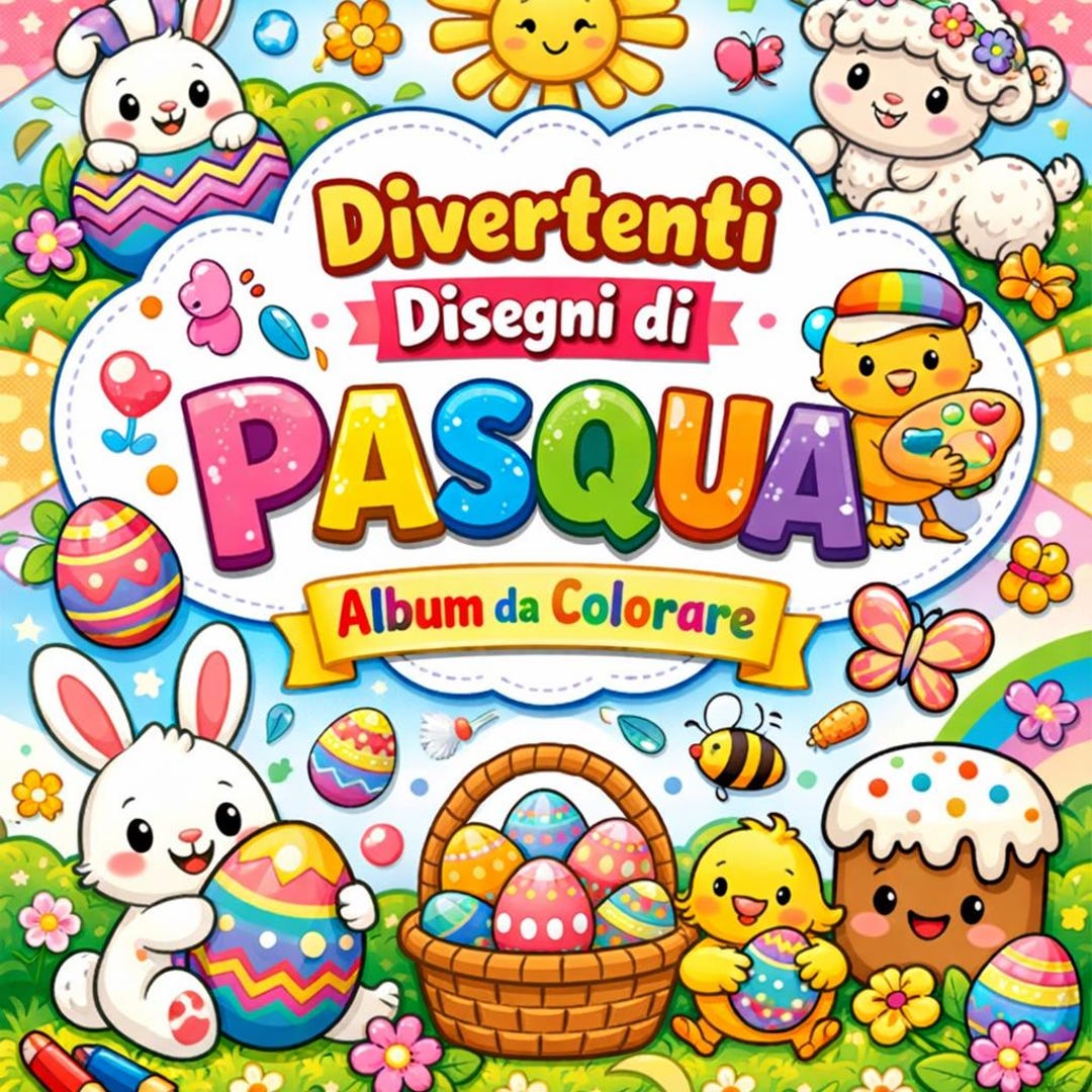 Fun Easter Drawings - Coloring Book - Etsy